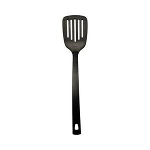 Vtg Chefmate‎ Slotted Spatula Flipper Turner Black Heat Resistant Nylon 14"
